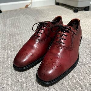 Allen Edmonds Cornwallis Oxfords Oxblood Calfskin Men’s Size 9 D